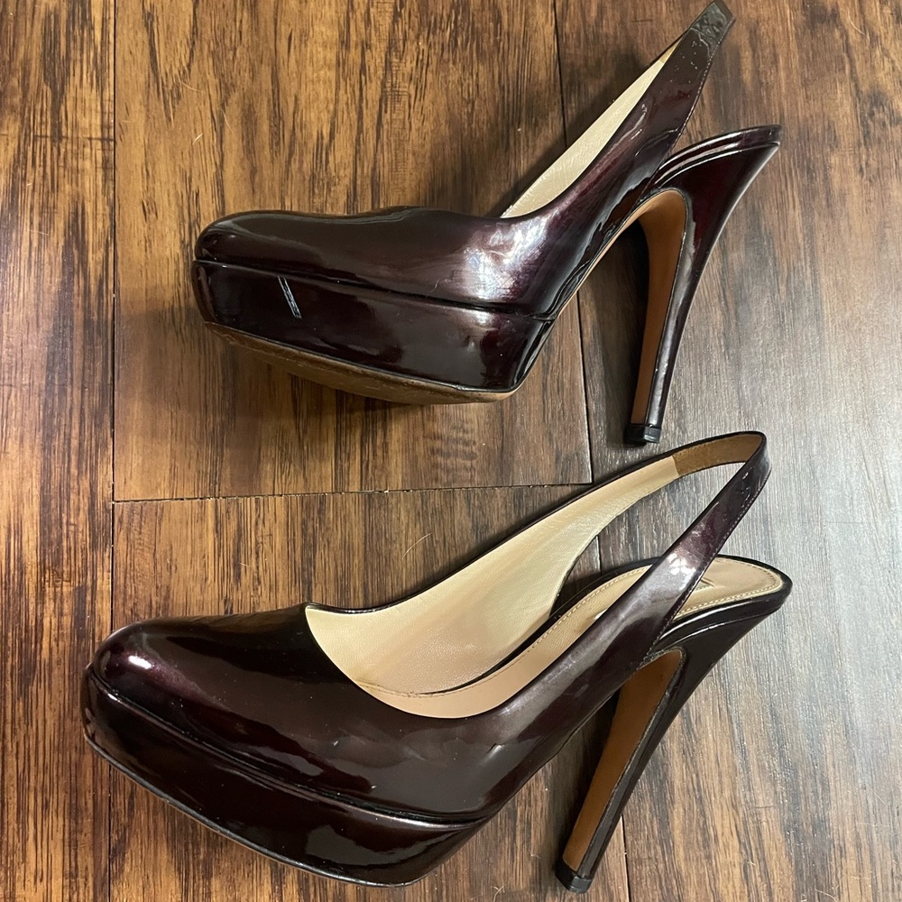 Prada Patent Leather Slingback Pumps 37 - Picture 11 of 17